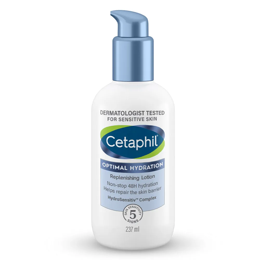 Cetaphil Optimal Hydration Replenishing Body Lotion Cetaphil Optimal Hydration Replenishing Body Lotion-Pack Size-237 ml
