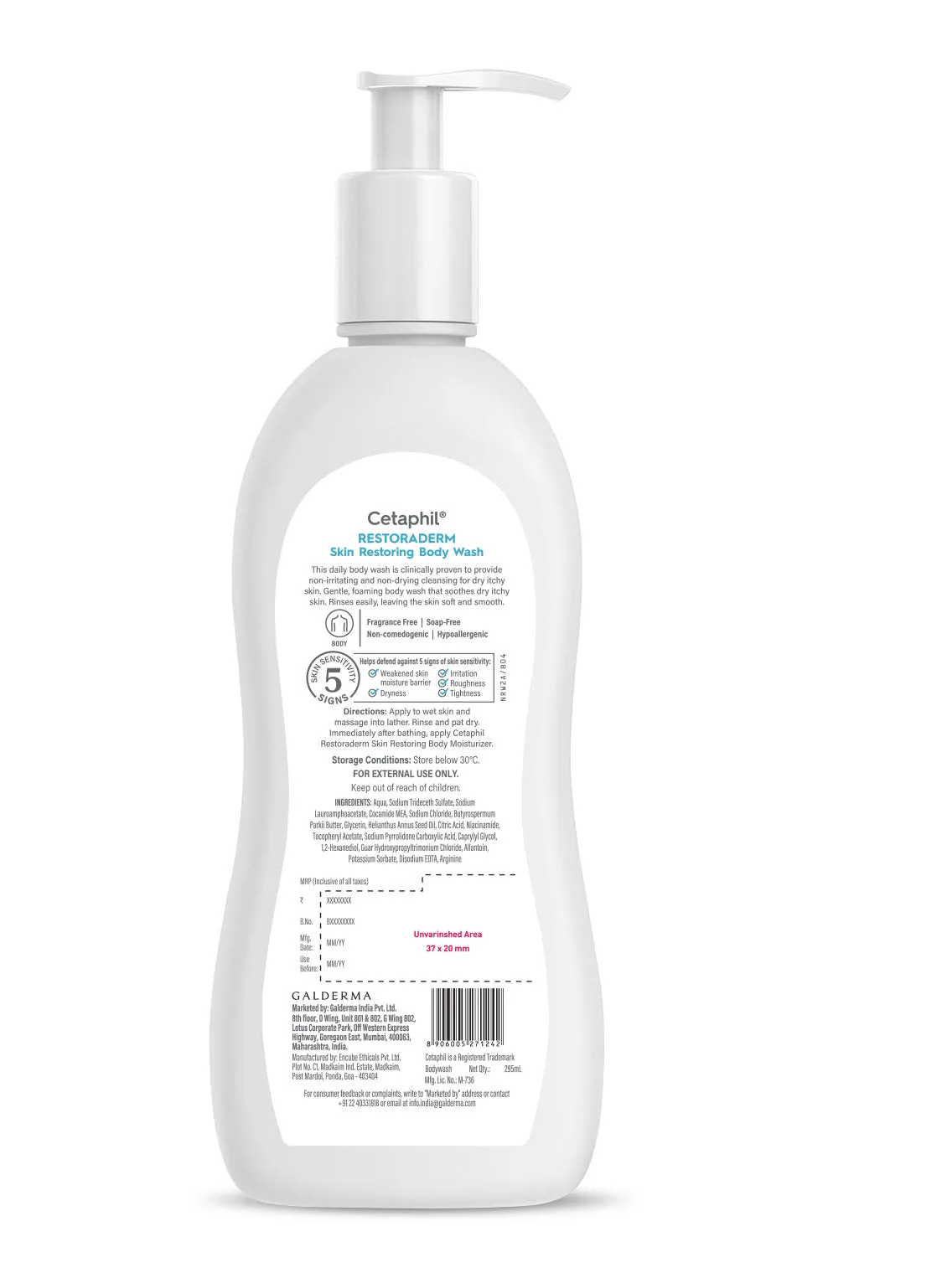 Cetaphil Restoraderm Body Wash for Very Dry Skin - Image 2