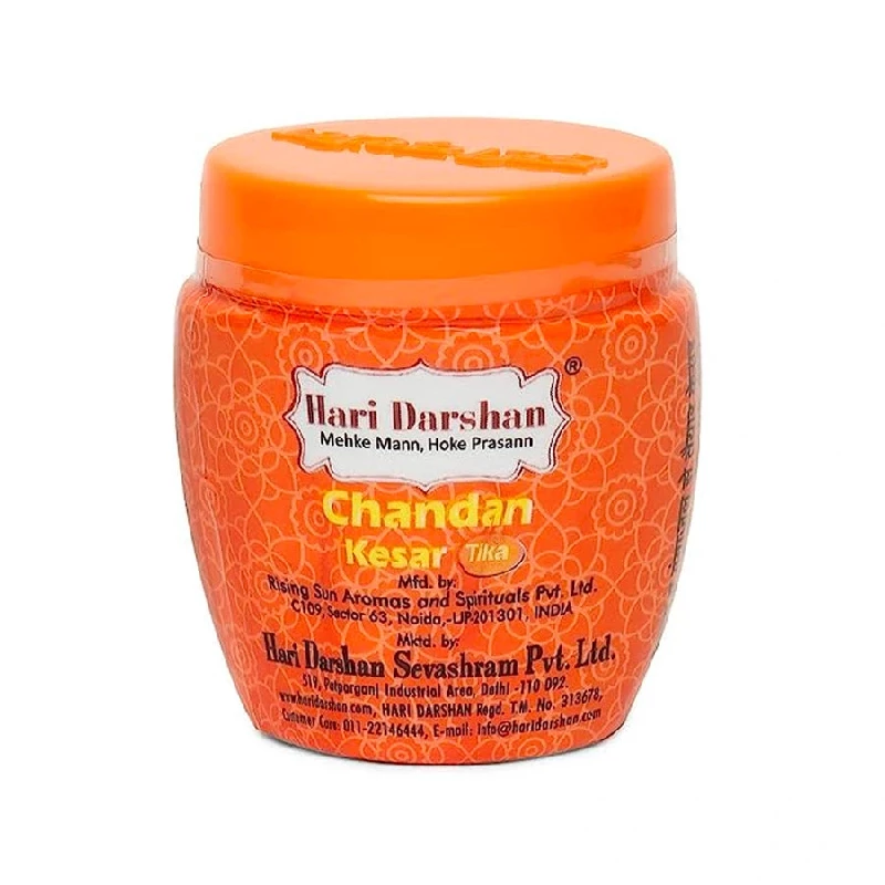 Chandan Kesar Tika Made With Pure Mysore Sandalwood Paste & Saffron With Powerful Mantras