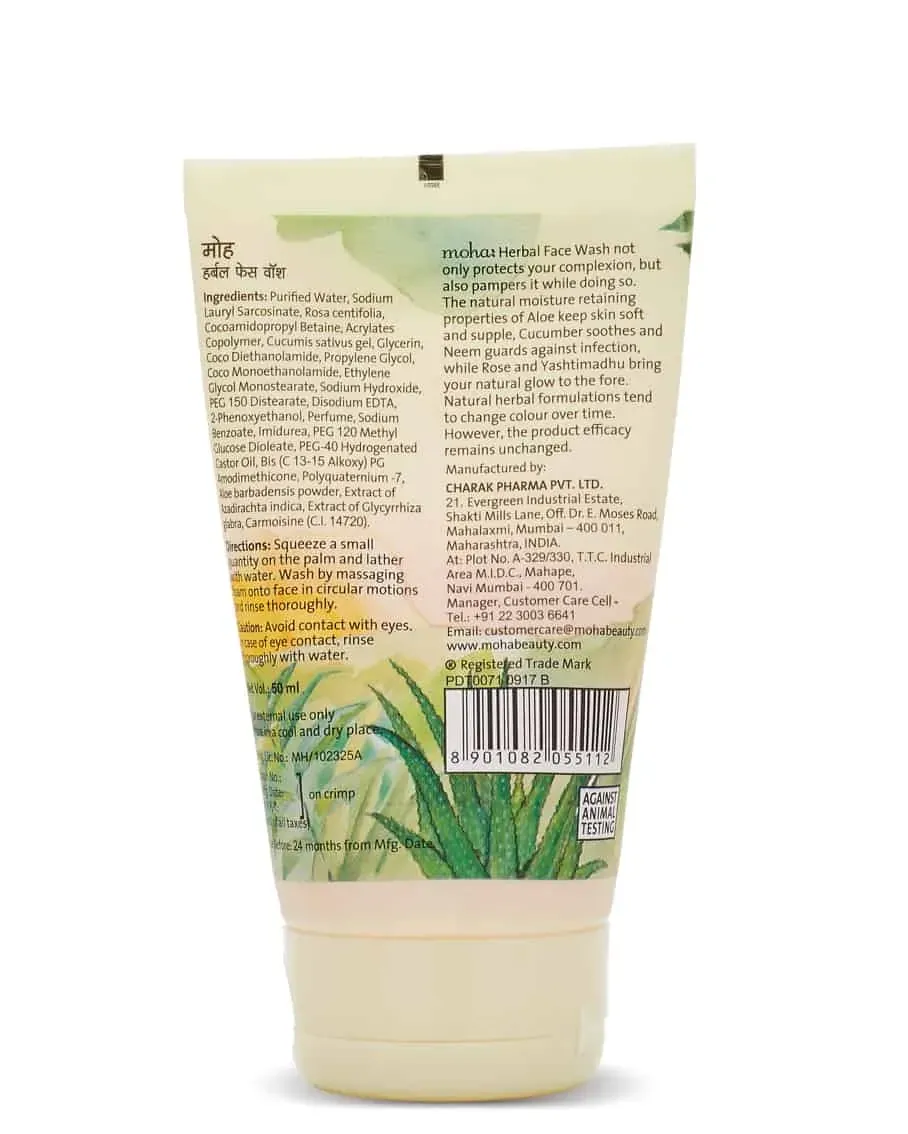 Charak Pharma moha: Herbal Face wash - Image 2