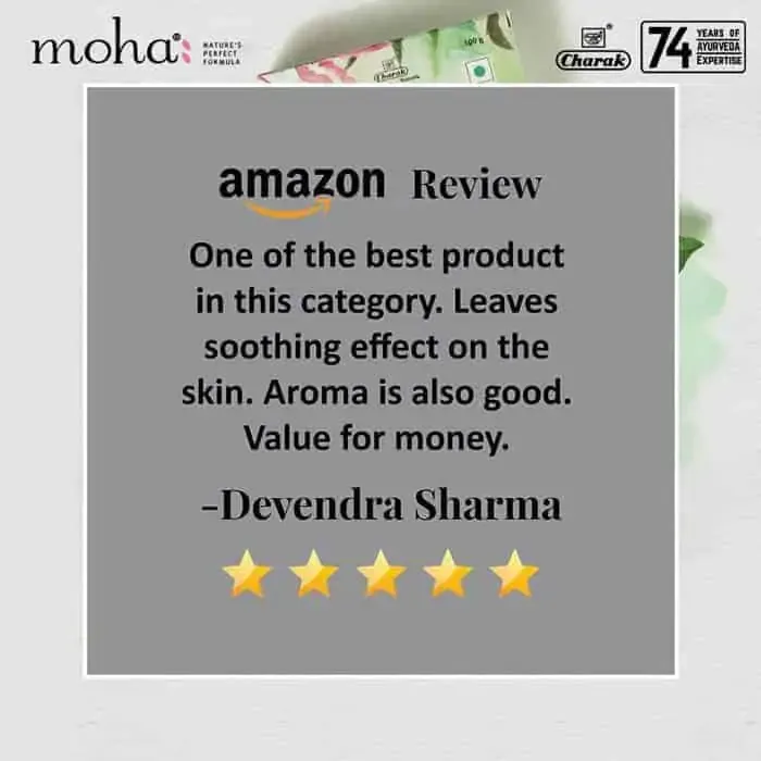 Charak Pharma moha: Herbal Soap - Image 4