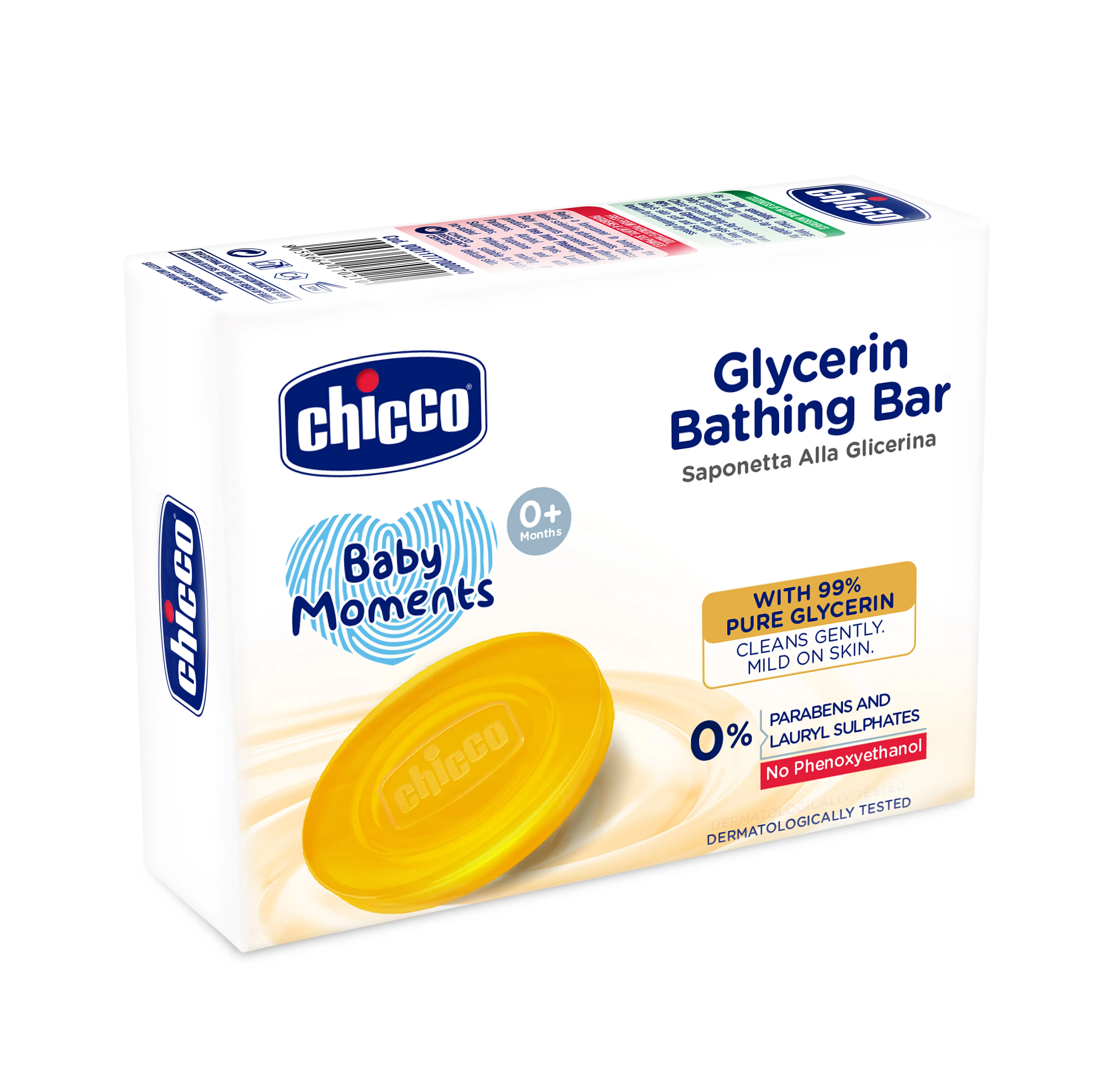 Chicco Baby Moments Glycerin Bathing Bar - Image 2