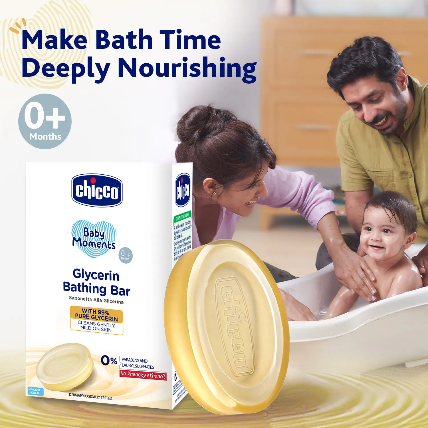 Chicco Baby Moments Glycerin Bathing Bar - Image 5