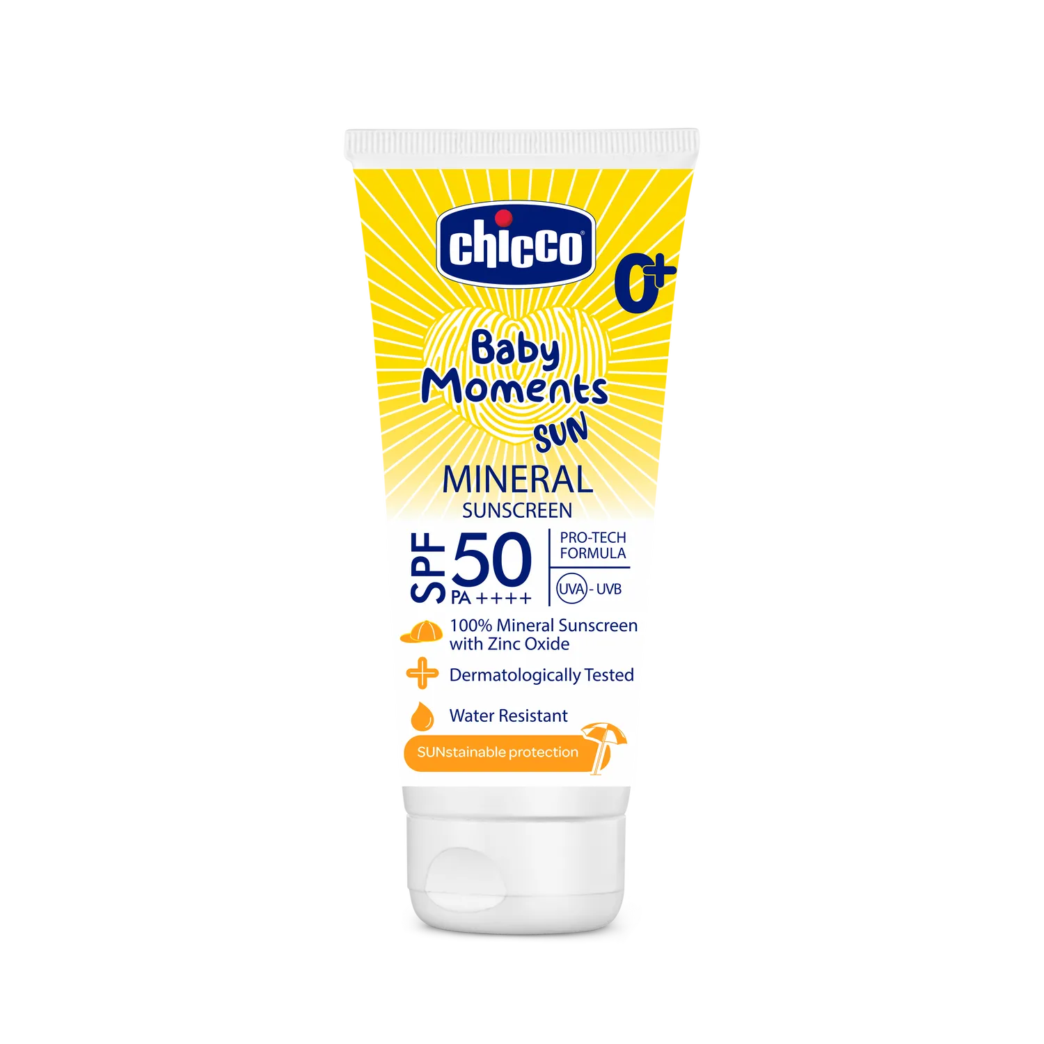 Chicco Baby Moments Mineral Sun Cream SPF 50 - Image 2