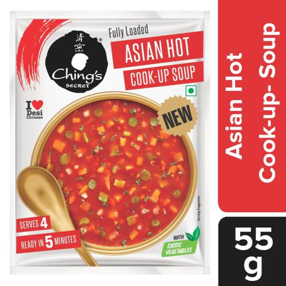 Ching'S Secret Asian Hot Cook Up Soup - With Exotic Vegetables - Image 1