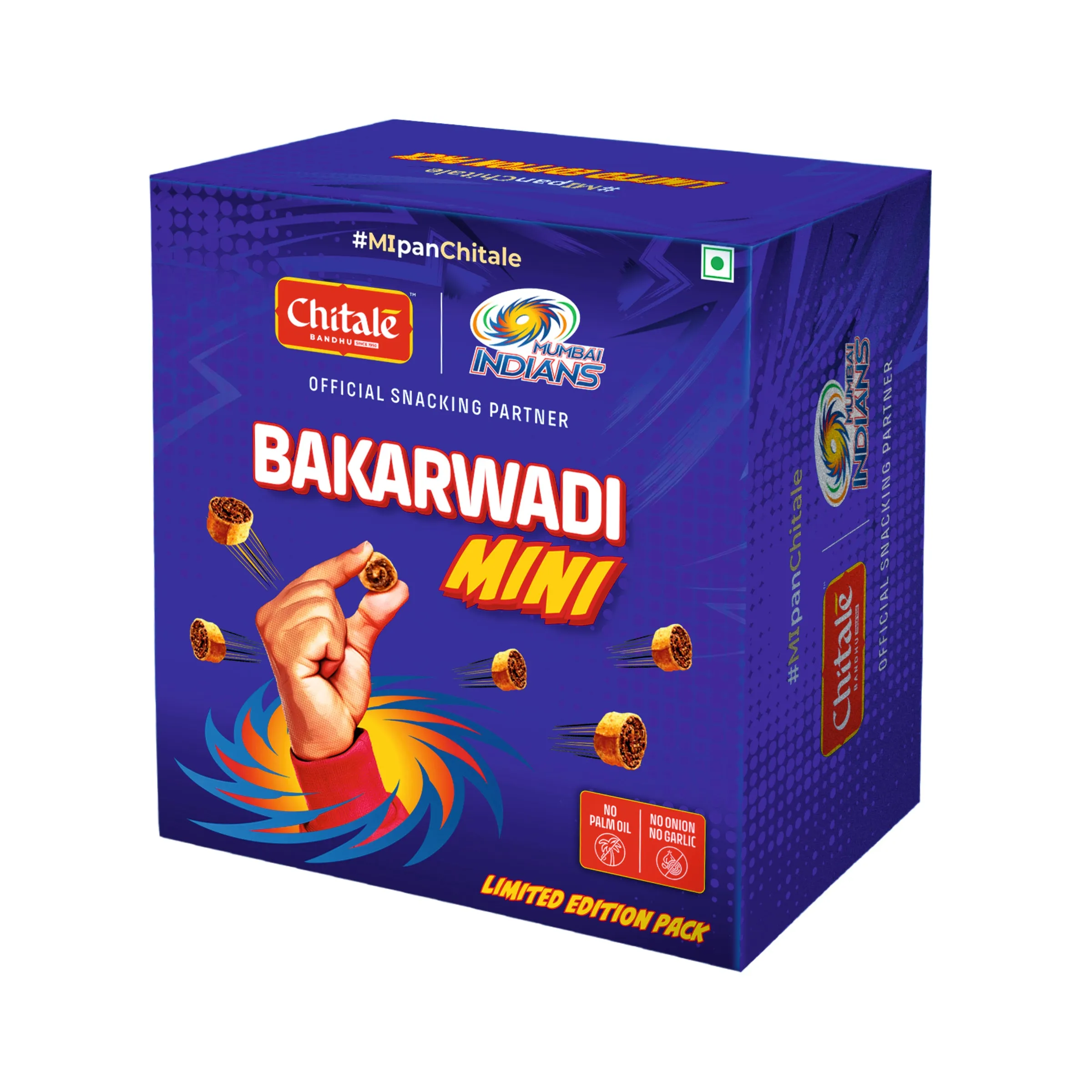 Chitale Bandhu Mini Bakarwadi (Limited Edition Pack) Chitale Bandhu Mini Bakarwadi (Limited Edition Pack)-Pack Size-200 g
