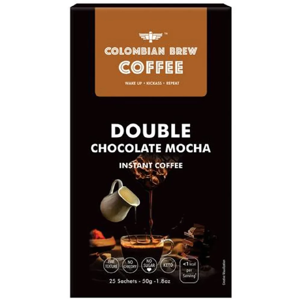 Colombian Brew Coffee Instant Coffee - Double Chocolate Mocha - Image 9