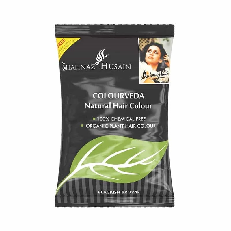Colourveda Natural Hair Colour (Blackish Brown) Colourveda Natural Hair Colour (Blackish Brown)-Pack Size-100 g