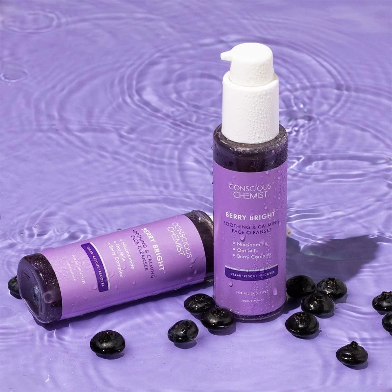 Conscious Chemist Berry Bright Soothing & Calming Face Cleanser For All Skin Types - Image 7