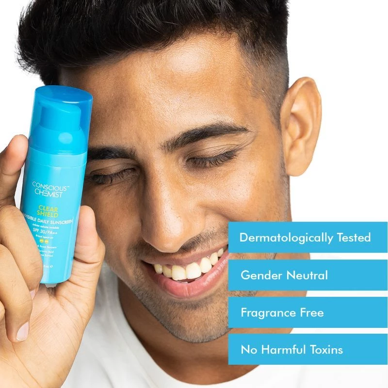 Conscious Chemist Clear Shield Transparent Matte Sunscreen SPF30 PA+++ Super Saver (Pack Of 2) - Image 6