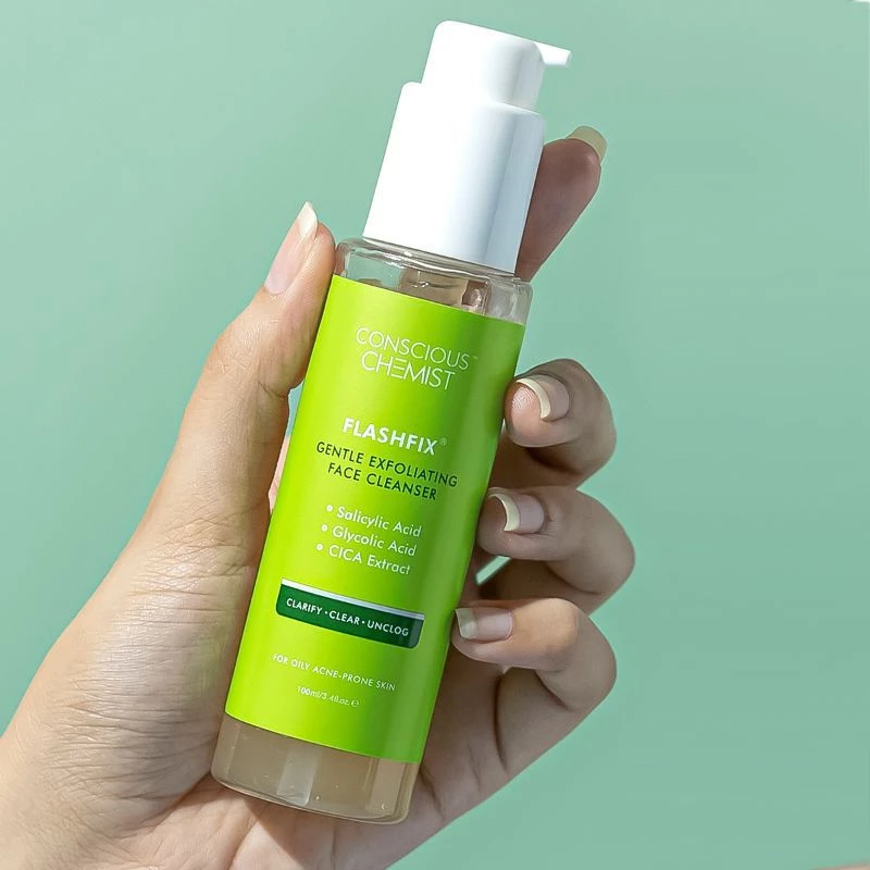 Conscious Chemist Flashfix Gentle Exfoliating Face Cleanser For Oily Acne-prone Skin - Image 7
