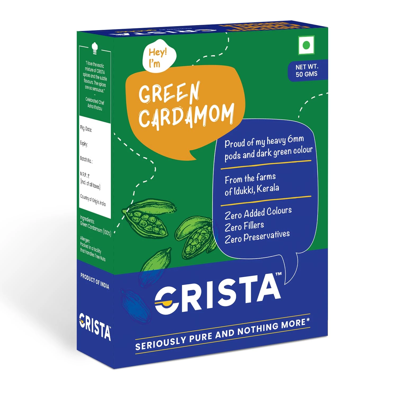 Crista Whole Green Cardamom - Image 4