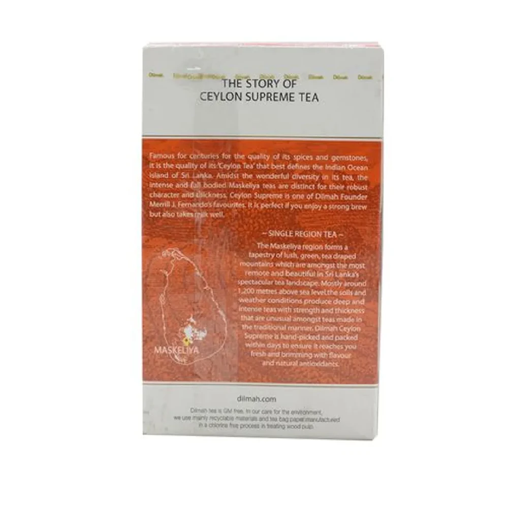 DILMAH Ceylon Supreme Tea Bags - Image 2