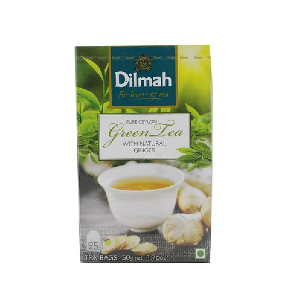 DILMAH Green Tea - Ginger DILMAH Green Tea - Ginger--50 g (25 Bags x 2 g each)