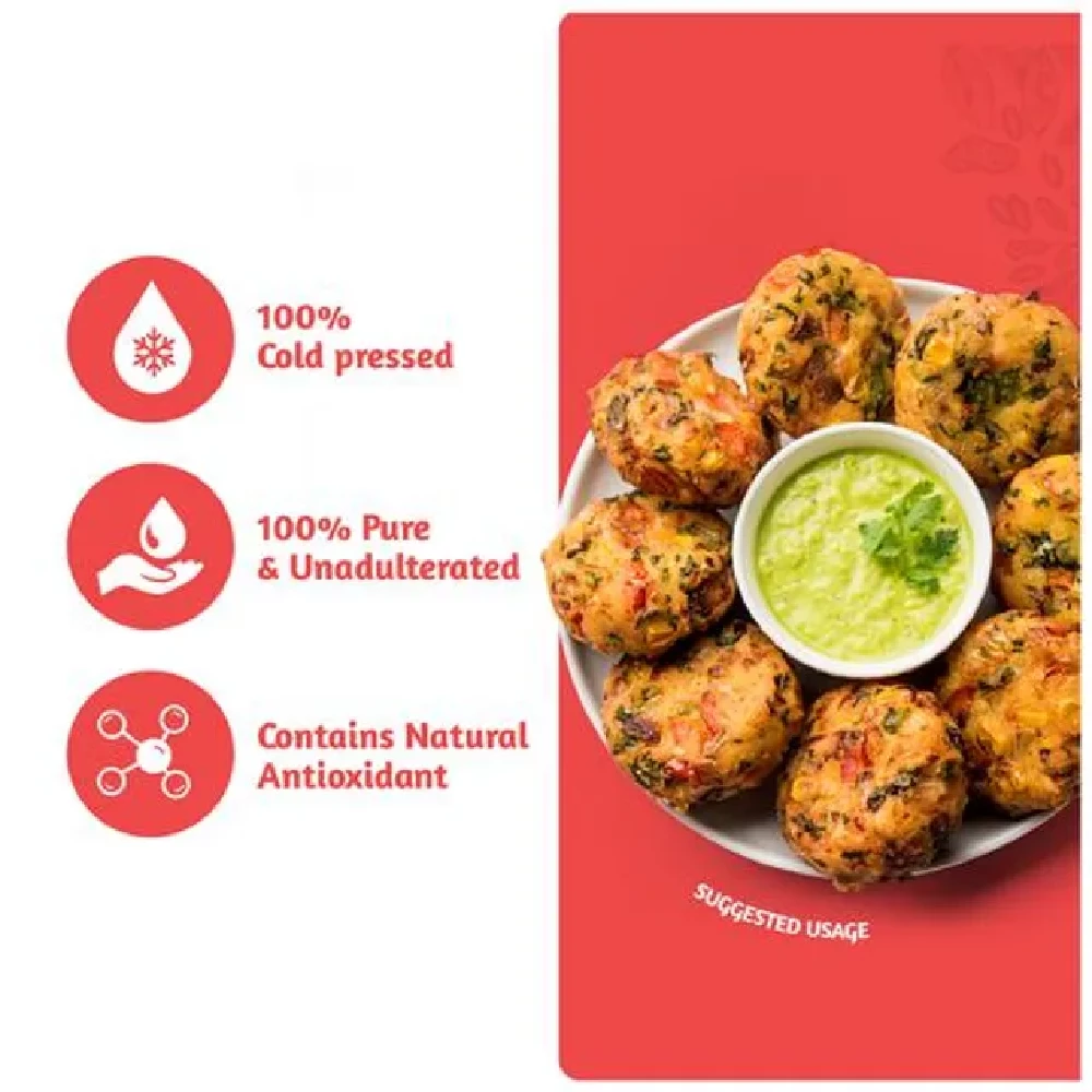 Dabur Cold Pressed Groundnut Cooking Oil - Image 4