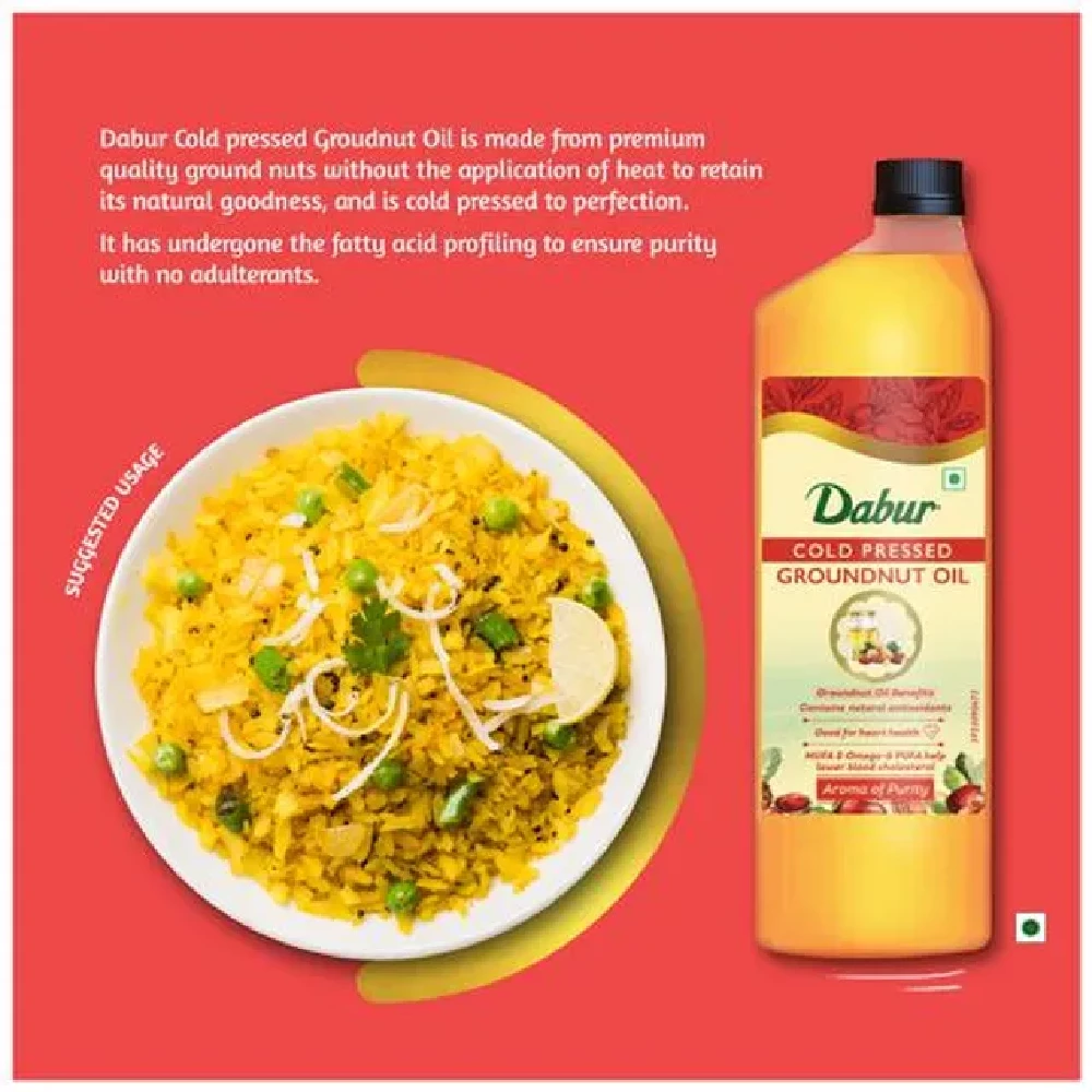 Dabur Cold Pressed Groundnut Cooking Oil - Image 5