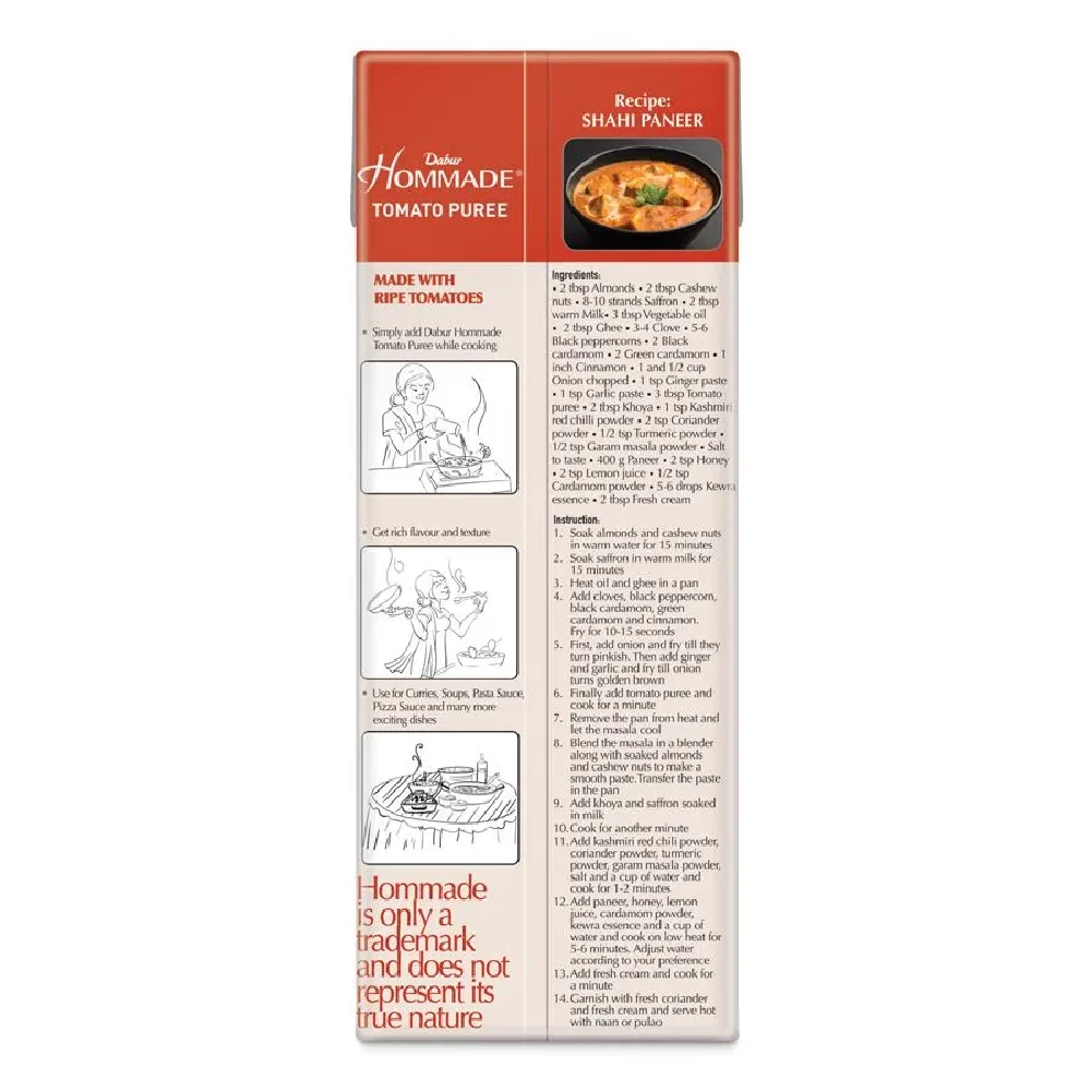 Dabur Hommade - Tomato Puree - Image 10