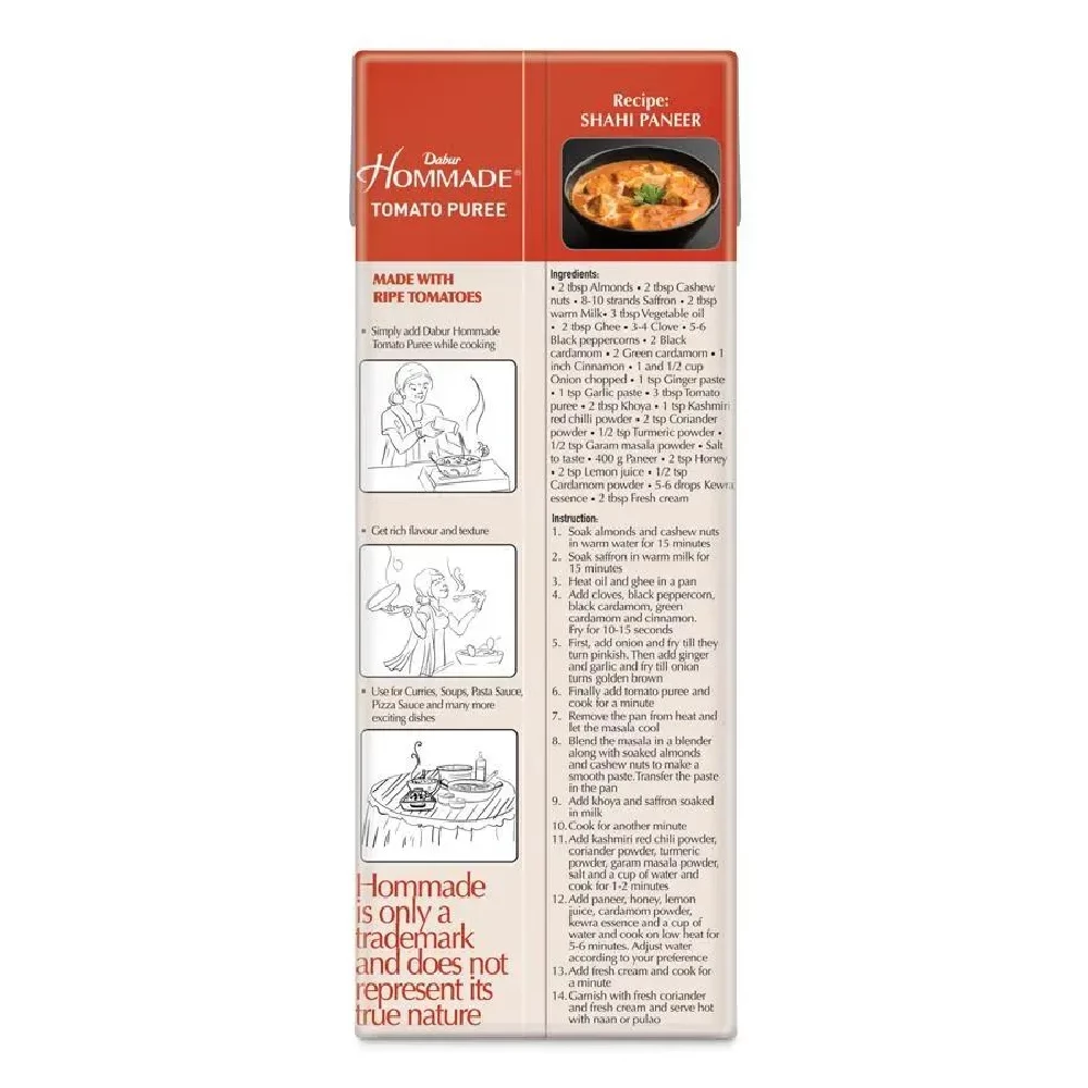 Dabur Hommade - Tomato Puree - Image 3