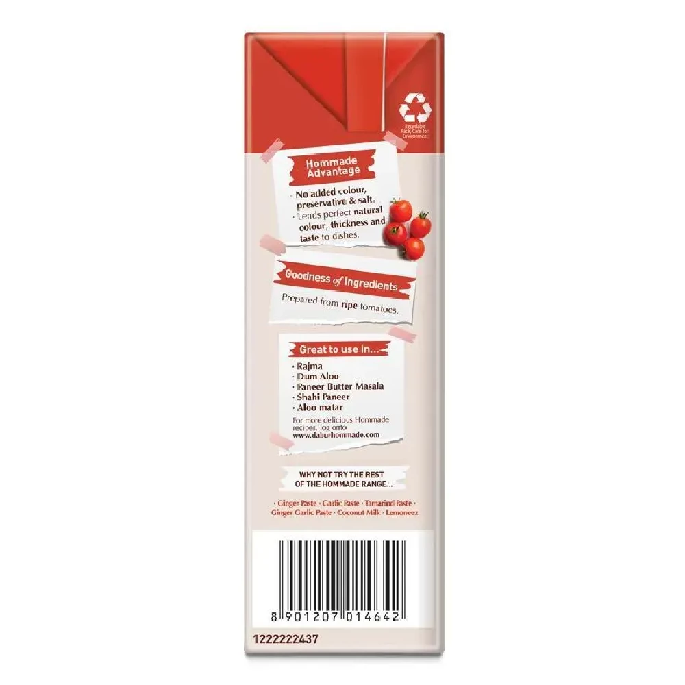 Dabur Hommade - Tomato Puree - Image 6