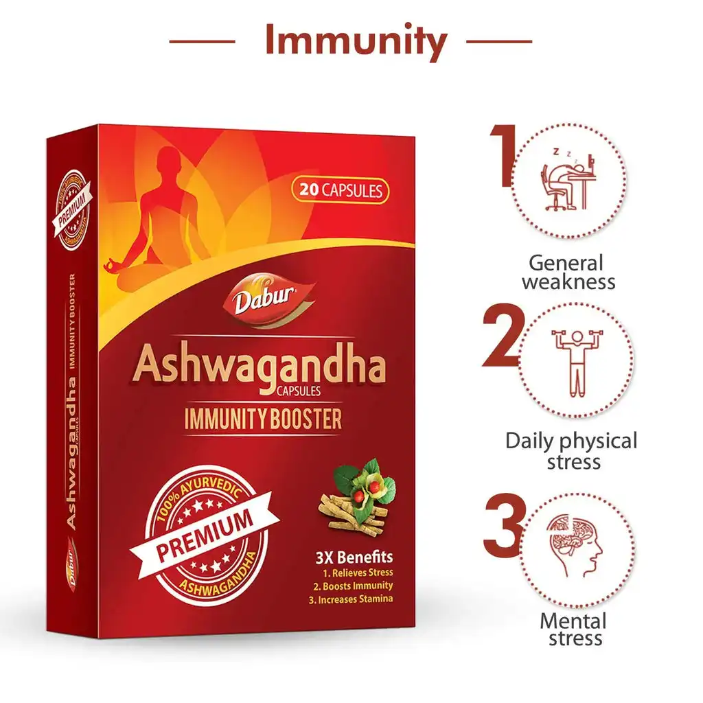 Dabur Ashwagandha Capsules - Image 2