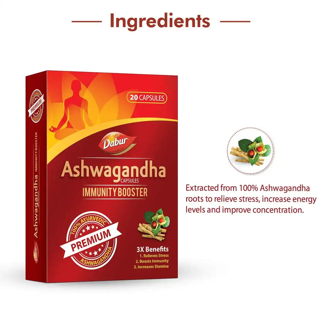 Dabur Ashwagandha Capsules - Image 3