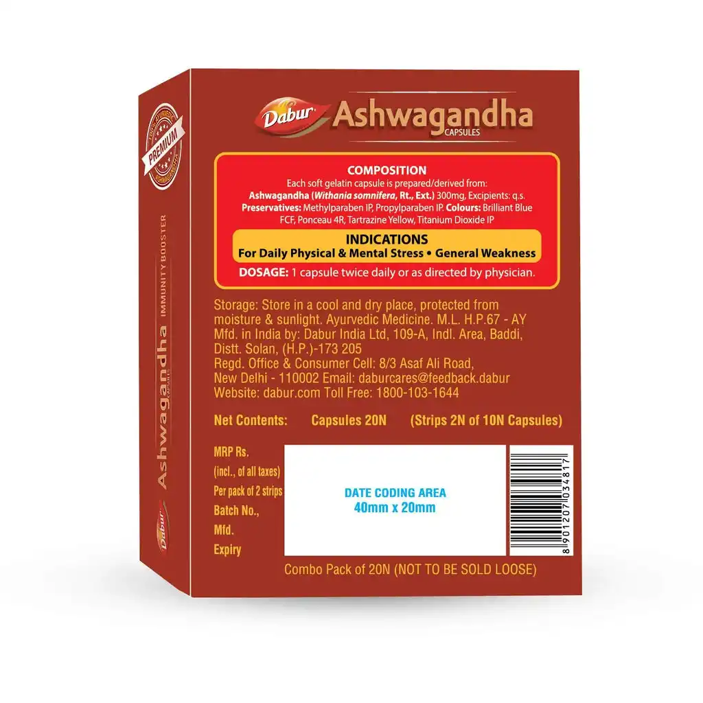 Dabur Ashwagandha Capsules - Image 6