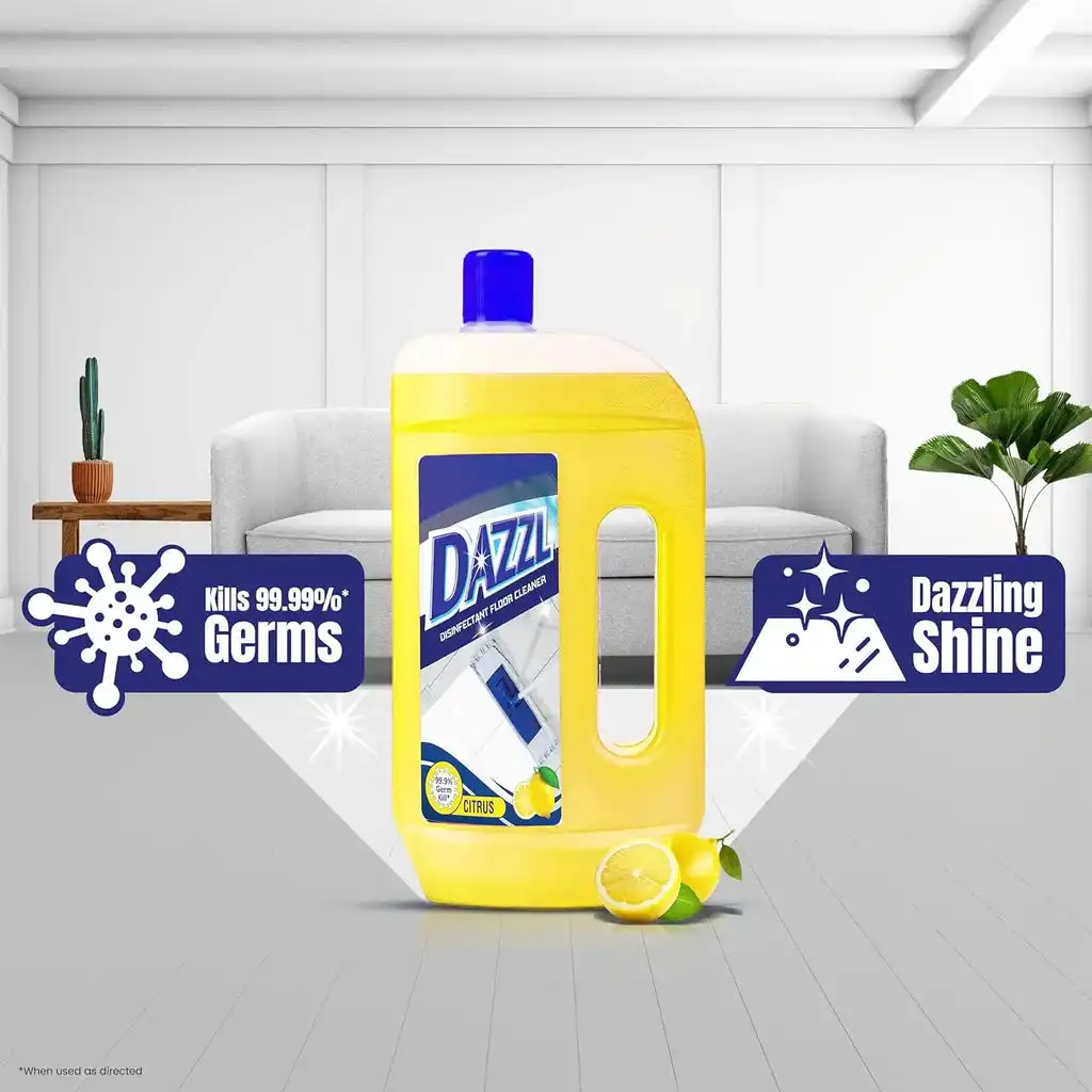 Dabur Dazzl Disinfectant Floor Cleaner Citrus - Image 3