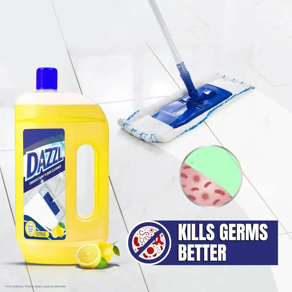 Dabur Dazzl Disinfectant Floor Cleaner Citrus - Image 5