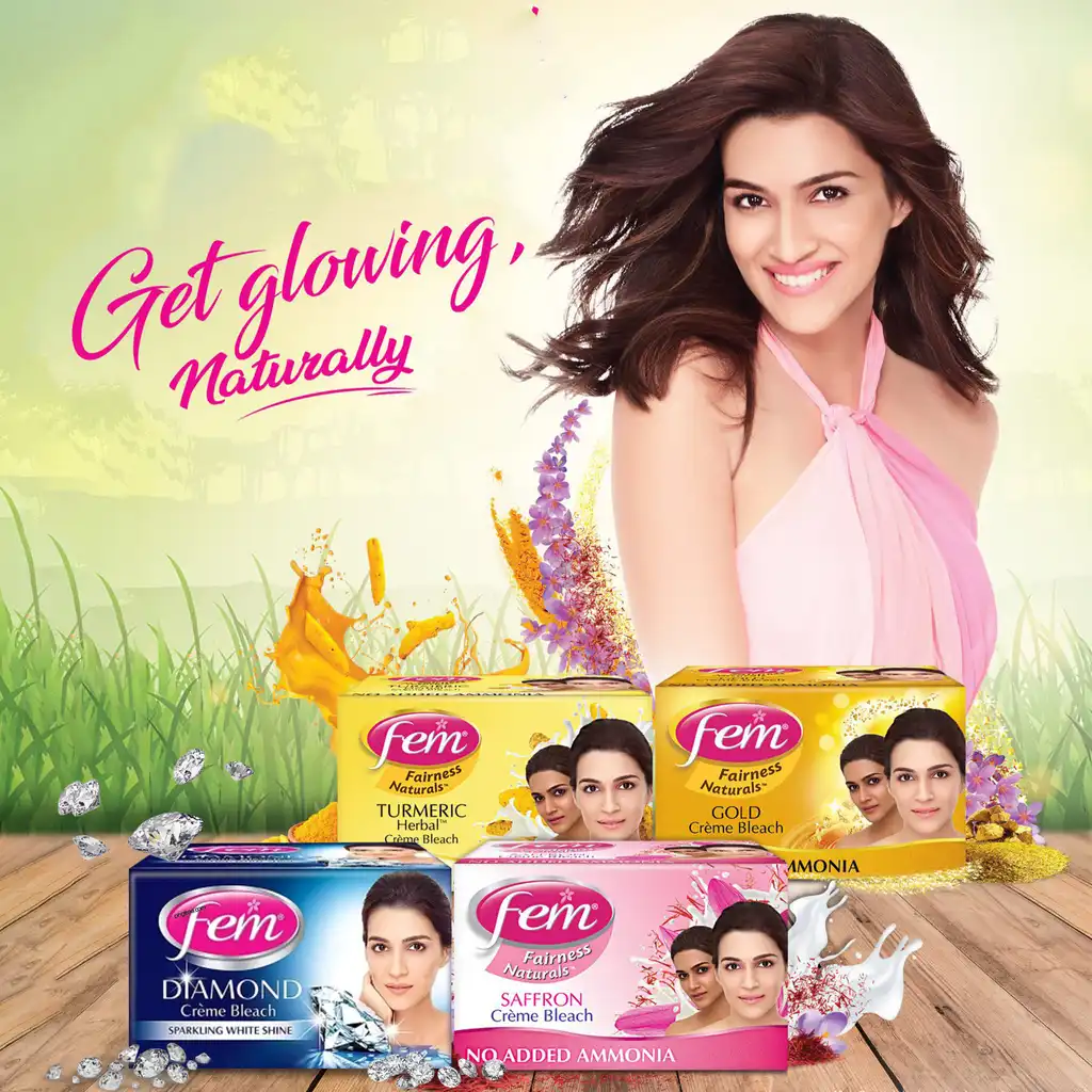 Dabur Fem Crème Bleach Turmeric & Milk Pack of 2 - Image 7
