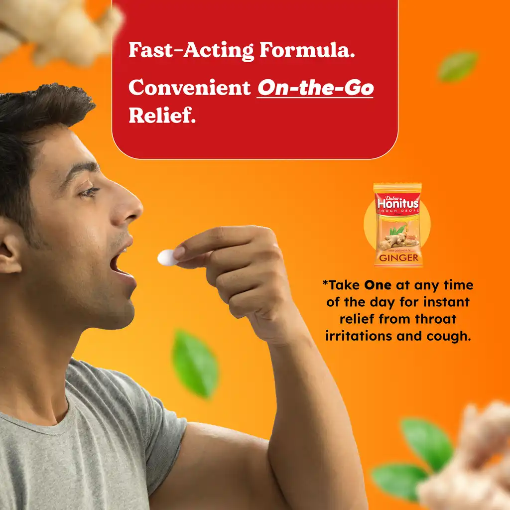 Dabur Honitus Ginger Cough Drops - Image 4