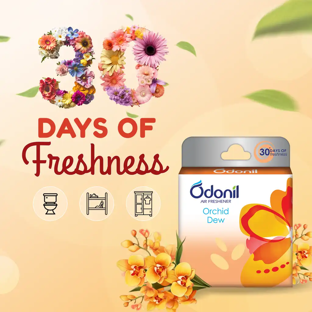 Dabur Odonil Air Freshener Blocks Orchid Dew - Image 2