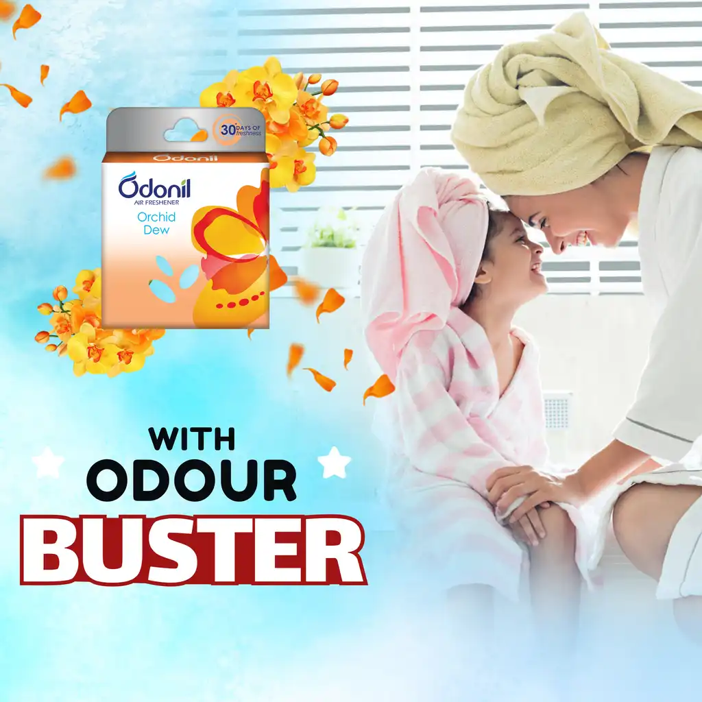 Dabur Odonil Air Freshener Blocks Orchid Dew - Image 3