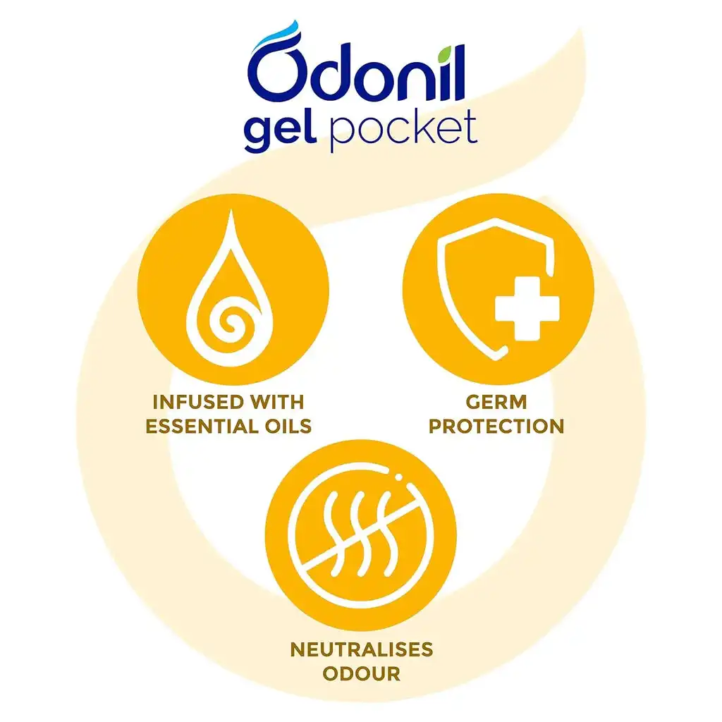 Dabur Odonil Gel Pocket Citrus Bloom - Image 3