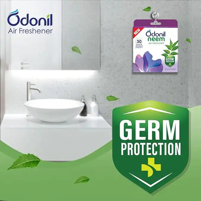 Dabur Odonil Neem Air Freshener Mixed Blocks Pack of 4 - Image 3