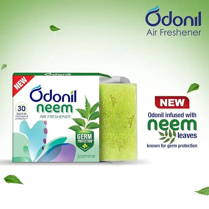 Dabur Odonil Neem Air Freshener Mixed Blocks Pack of 4 - Image 4