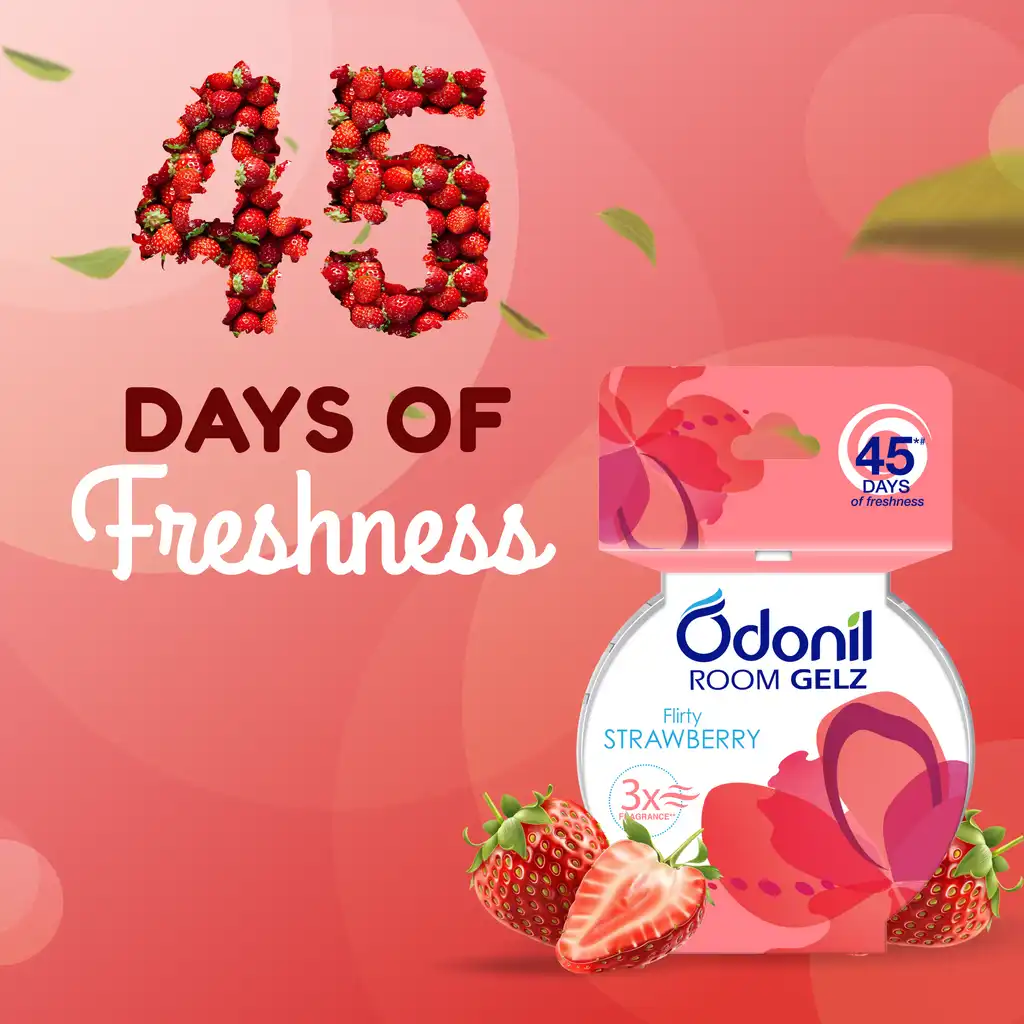Dabur Odonil Room Gelz Flirty Strawberry - Image 2