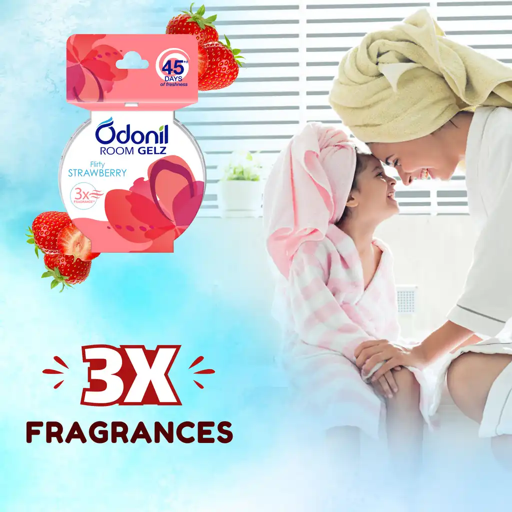 Dabur Odonil Room Gelz Flirty Strawberry - Image 3