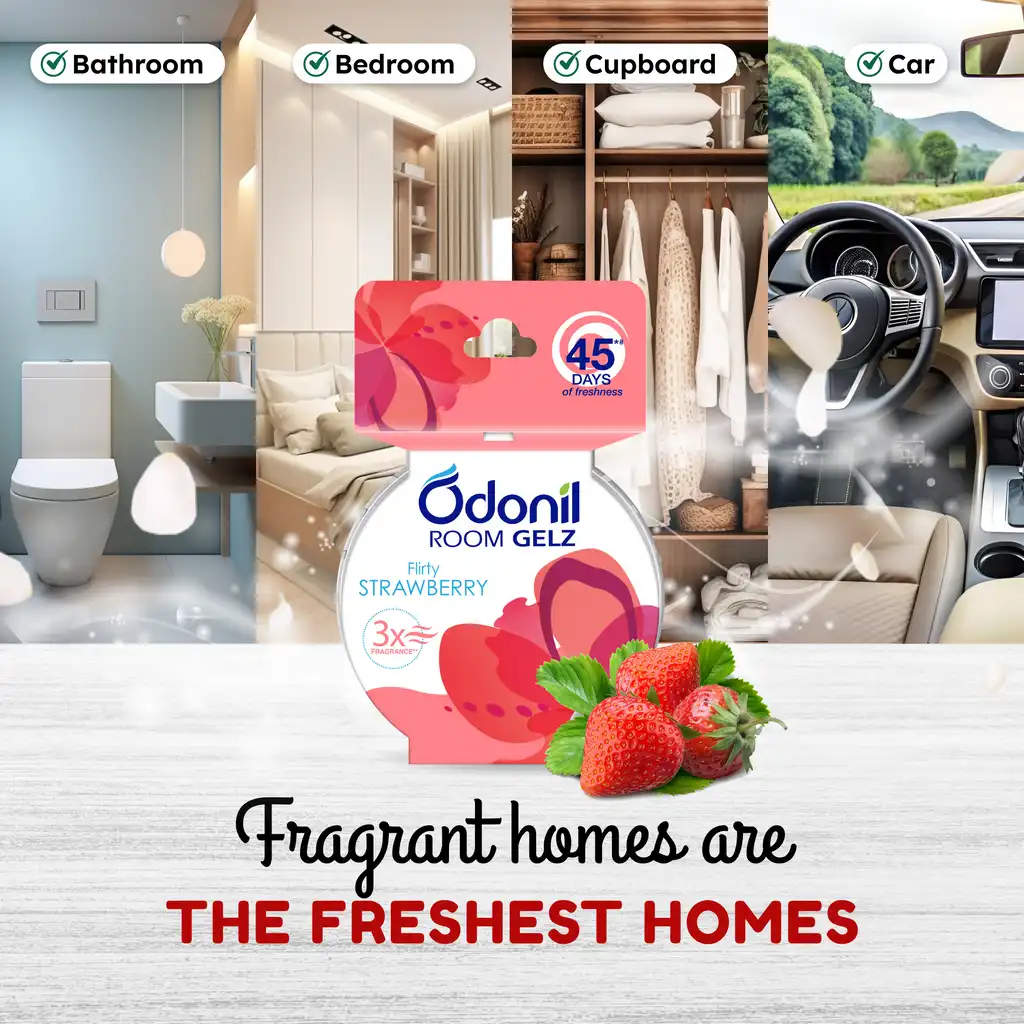 Dabur Odonil Room Gelz Flirty Strawberry - Image 4