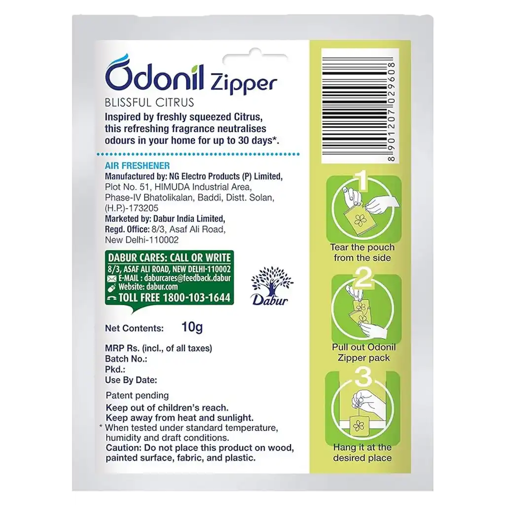 Dabur Odonil Zipper Blissful Citrus - Image 2