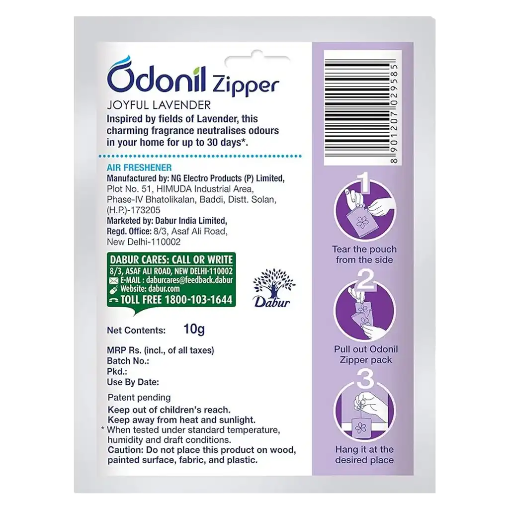 Dabur Odonil Zipper Joyful Lavender - Image 2