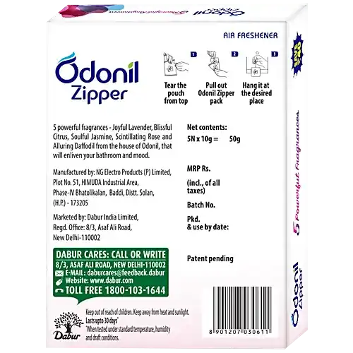 Dabur Odonil Zipper Mix Pack Pack of 5 - Image 5