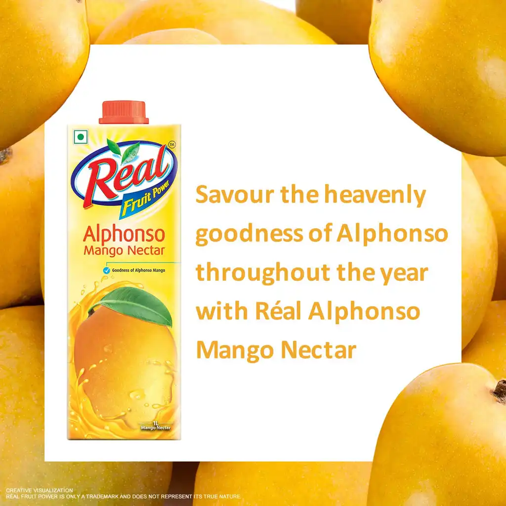 Dabur Real Fruit Power Alphonso Mango Nectar - Image 4