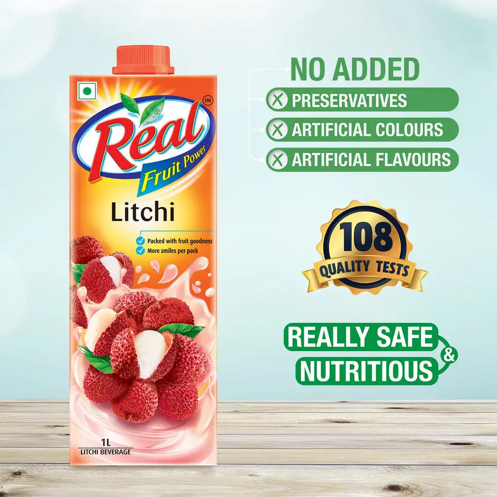 Dabur Real Fruit Power Litchi - Image 3