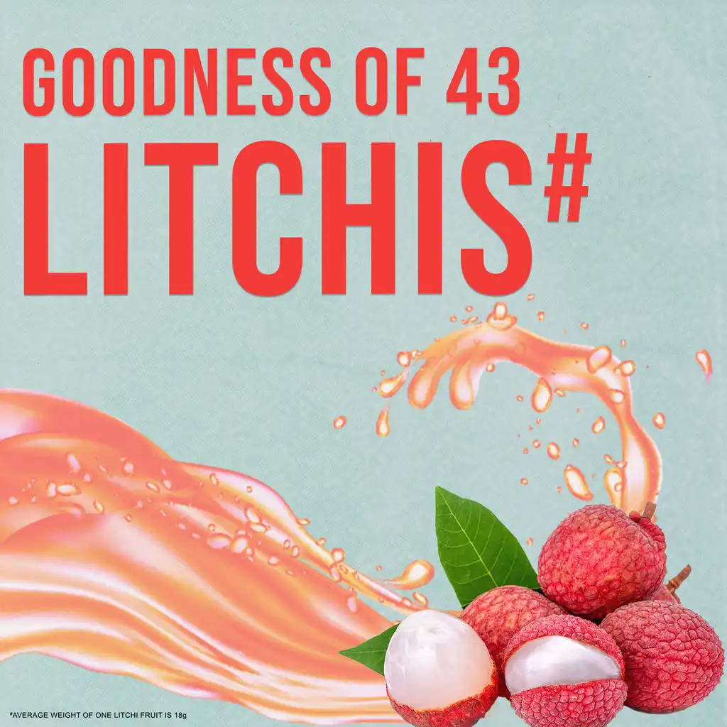 Dabur Real Fruit Power Litchi - Image 4