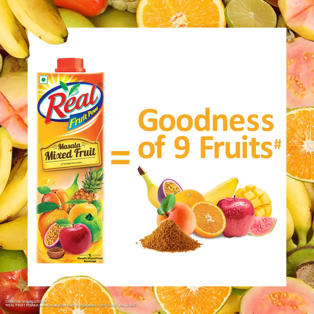 Dabur Real Fruit Power Masala Mixed Fruit - Image 4