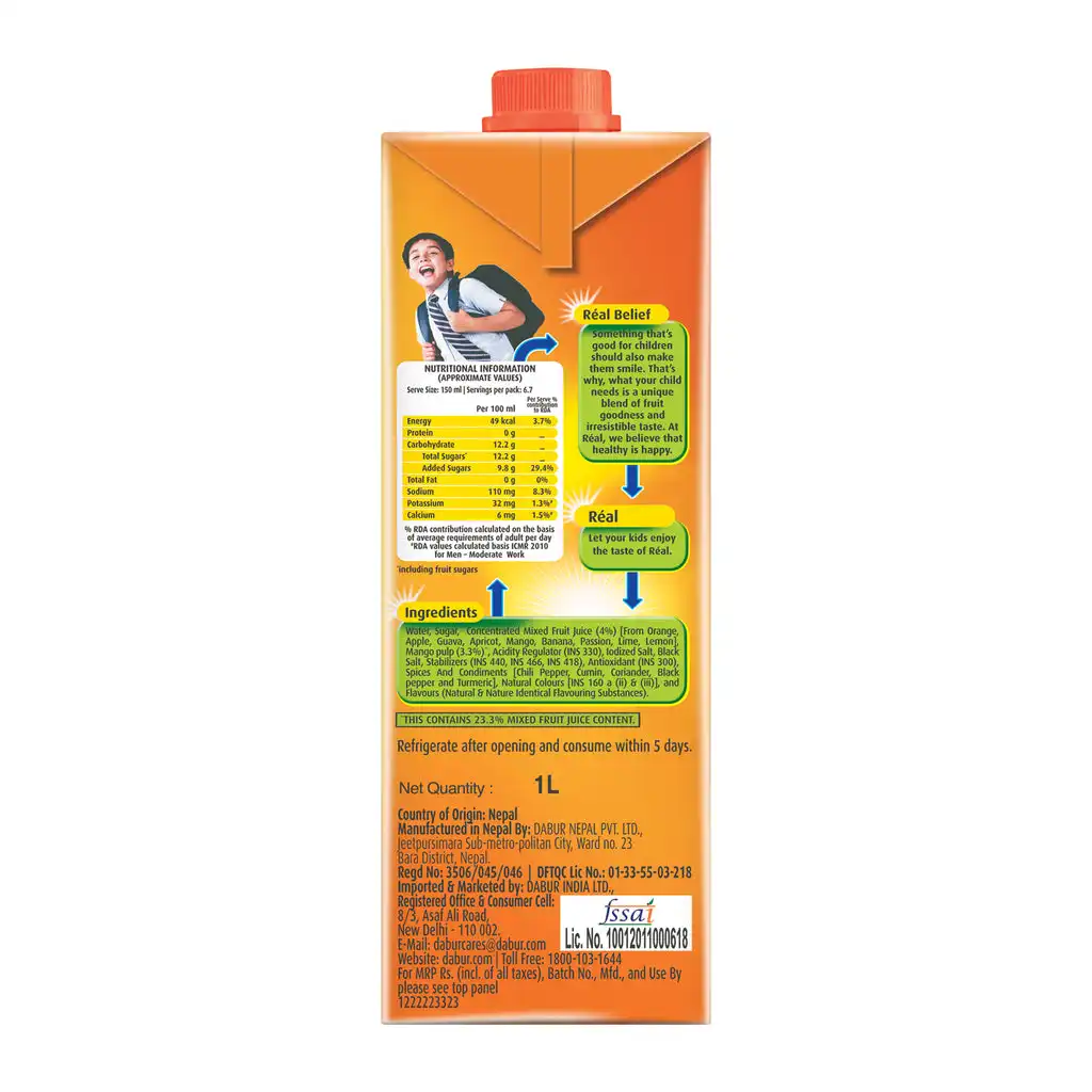 Dabur Real Fruit Power Masala Mixed Fruit - Image 6
