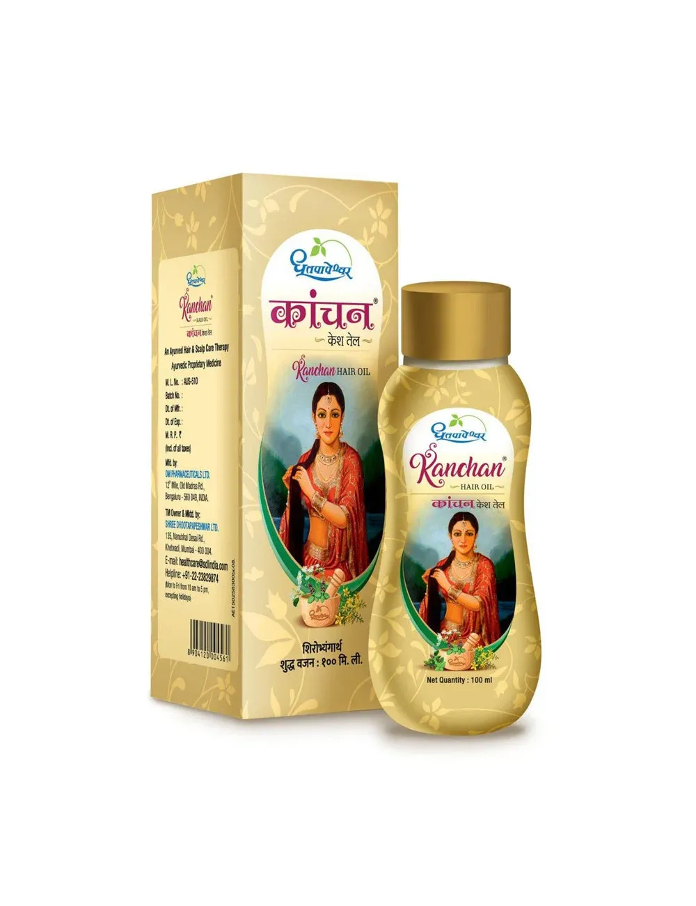 Dhootapapeshwar Kanchan Hair Oil