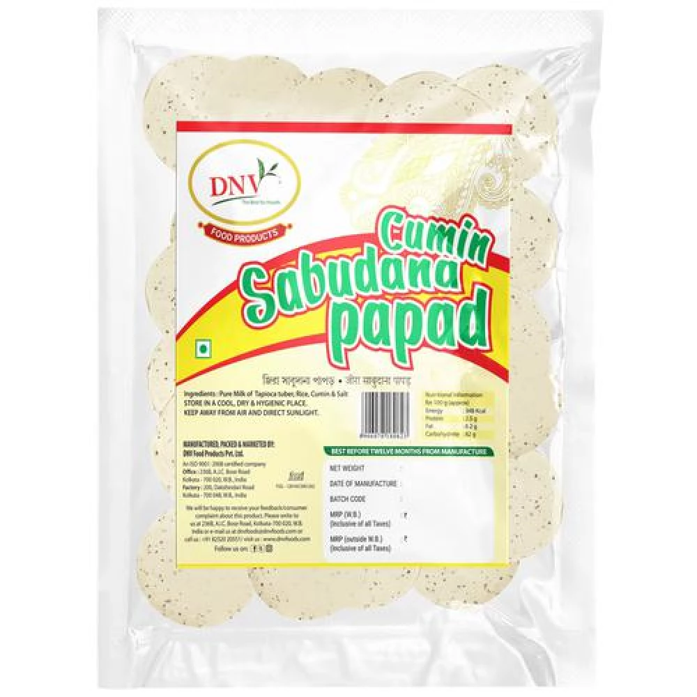 Dnv Cumin Sabudana Papad - Image 1