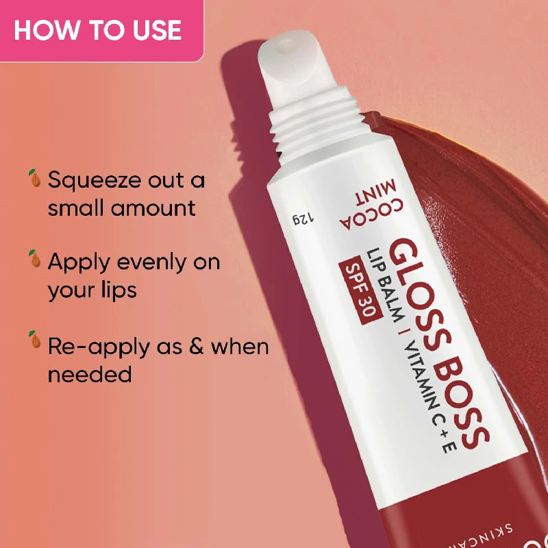 Dot & Key Cocoa Lip Balm with Shea Butter for Naturally Glowing and Hydrated Lips SPF 30 - Image 7