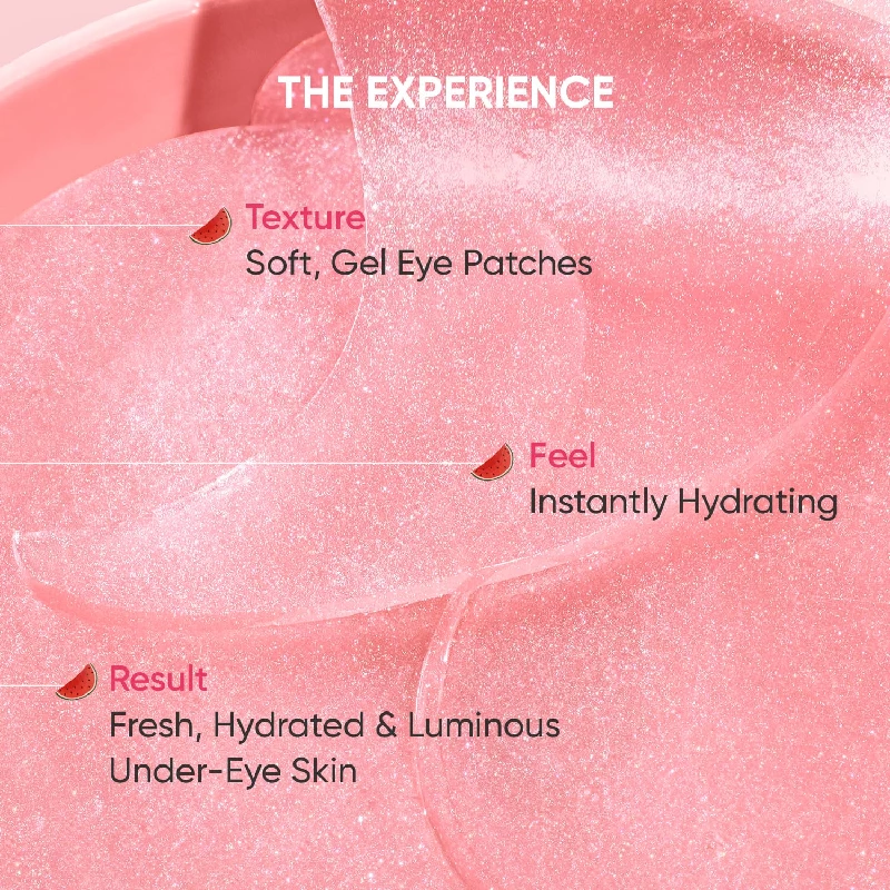 Dot & Key Watermelon Cooling Hydrogel Under Eye Patches for Dark Circles & Puffiness Reduction - Image 4